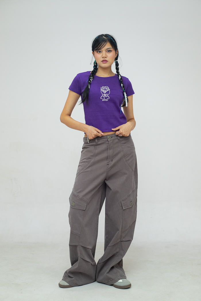 Purple Cute Top